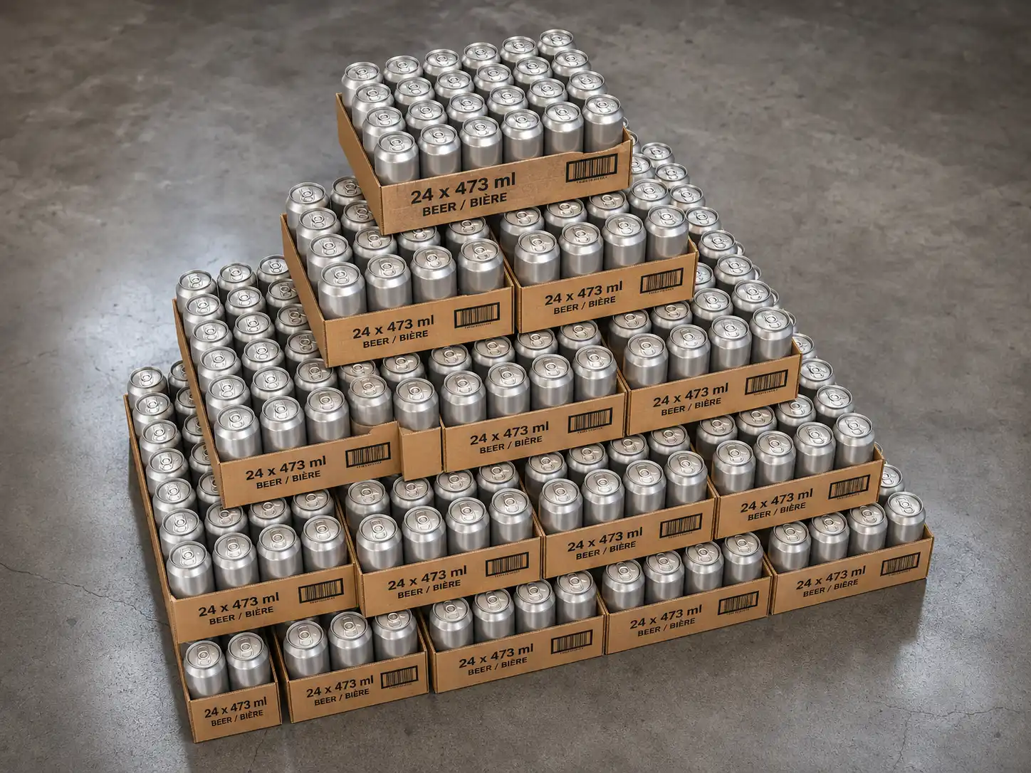 Canette de bière 473 ml personnalisée pour mariage, fête ou événement corporatif