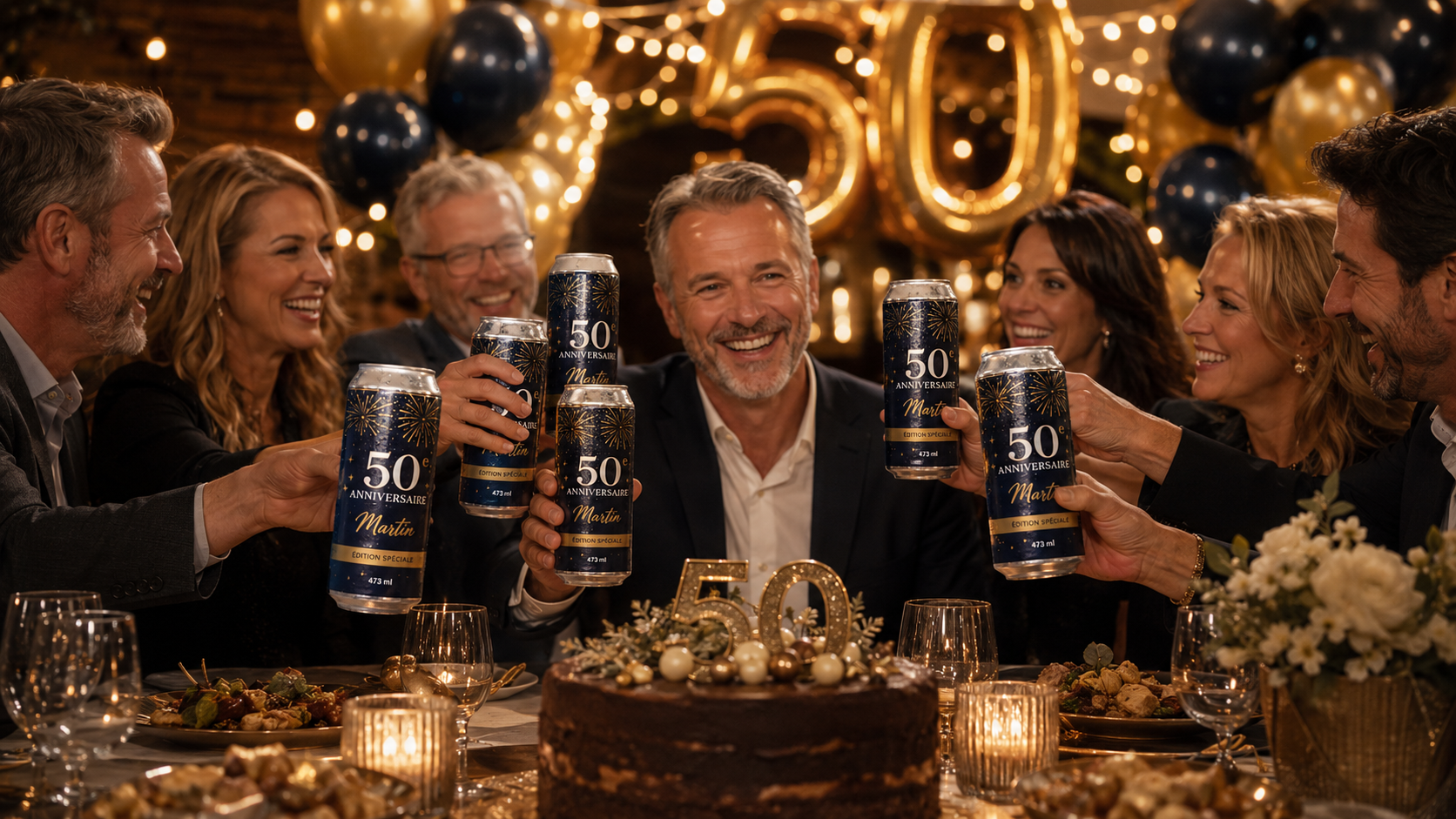 Bières personnalisées pour anniversaire, party privé ou célébration spéciale